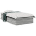 Cadru de pat cu sertare gri sonoma 75x190 cm lemn prelucrat - WALTI WALTI
