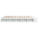 Cadru de pat alb 180x200 cm din lemn prelucrat - WALTI WALTI