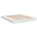 Cadru de pat alb 180x200 cm din lemn prelucrat - WALTI WALTI