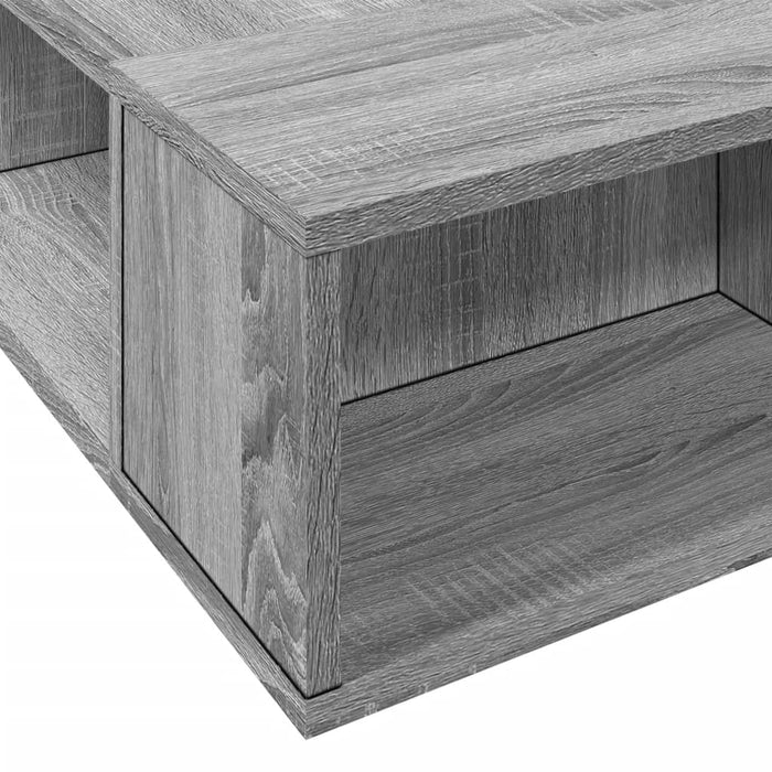 Cadru de pat, gri sonoma, 140x190 cm, lemn prelucrat - WALTI WALTI