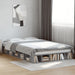 Cadru de pat, gri sonoma, 140x190 cm, lemn prelucrat - WALTI WALTI