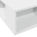Cadru de pat, alb ,135x190 cm, lemn prelucrat - WALTI WALTI