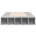 Cadru de pat, gri beton, 100x200 cm, lemn prelucrat - WALTI WALTI