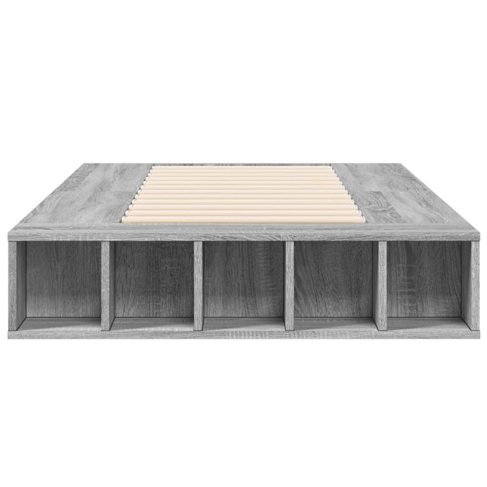 Cadru de pat, gri sonoma, 75x190 cm, lemn prelucrat - WALTI WALTI