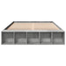 Cadru de pat, gri beton, 160x200 cm, lemn prelucrat - WALTI WALTI