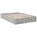 Cadru de pat, gri beton, 160x200 cm, lemn prelucrat - WALTI WALTI