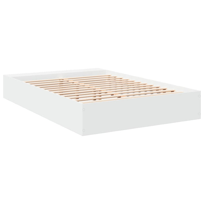 Cadru de pat, alb, 150x200 cm, lemn prelucrat - WALTI WALTI