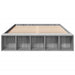 Cadru de pat, gri sonoma, 140x190 cm, lemn prelucrat - WALTI WALTI