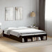 Cadru de pat, negru ,135x190 cm, lemn prelucrat - WALTI WALTI