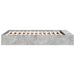 Cadru de pat, gri beton, 135x190 cm, lemn prelucrat - WALTI WALTI