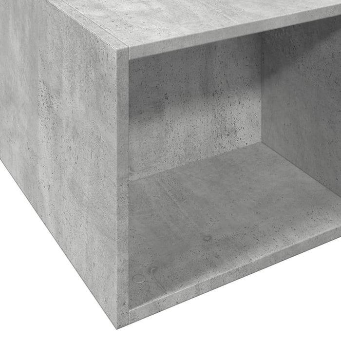 Cadru de pat, gri beton, 120x190 cm, lemn prelucrat - WALTI WALTI