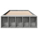 Cadru de pat, gri beton, 90x200 cm, lemn prelucrat - WALTI WALTI