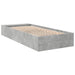 Cadru de pat, gri beton, 90x200 cm, lemn prelucrat - WALTI WALTI