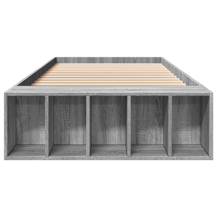 Cadru de pat, gri sonoma, 90x200 cm, lemn prelucrat - WALTI WALTI