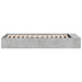 Cadru de pat, gri beton, 75x190 cm, lemn prelucrat - WALTI WALTI