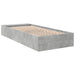 Cadru de pat, gri beton, 75x190 cm, lemn prelucrat - WALTI WALTI