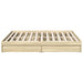 Cadru de pat cu sertare stejar sonoma 200x200 cm lemn prelucrat - WALTI WALTI