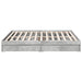 Cadru de pat cu sertare, gri beton, 180x200 cm, lemn prelucrat - WALTI WALTI