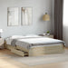 Cadru de pat cu sertare stejar sonoma 160x200 cm lemn prelucrat - WALTI WALTI