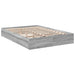 Cadru de pat cu sertare, gri sonoma, 160x200 cm lemn prelucrat - WALTI WALTI