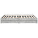 Cadru de pat cu sertare, gri beton, 150x200 cm, lemn prelucrat - WALTI WALTI