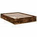 Cadru pat cu sertare stejar fumuriu 140x200 cm lemn prelucrat - WALTI WALTI