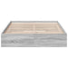 Cadru de pat cu sertare gri sonoma 140x200 cm lemn prelucrat - WALTI WALTI