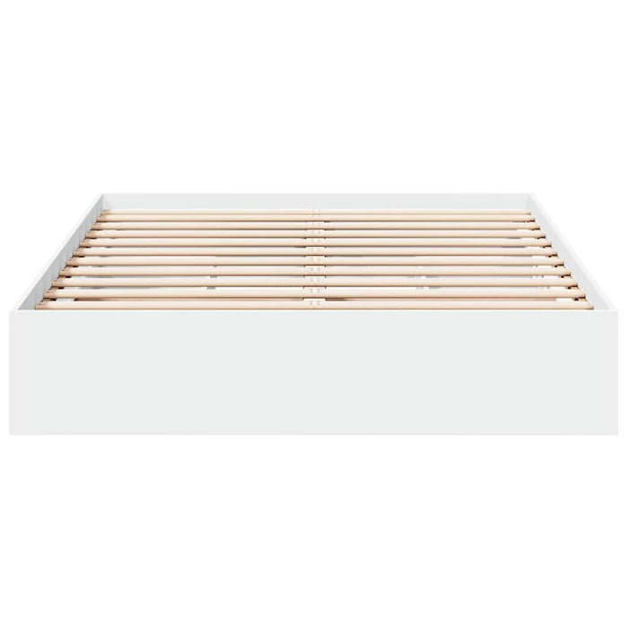 Cadru de pat cu sertare, alb, 120x200 cm, lemn prelucrat - WALTI WALTI