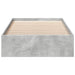 Cadru de pat cu sertare, gri beton, 100x200 cm, lemn prelucrat - WALTI WALTI