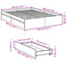 Cadru de pat cu sertare stejar sonoma 140x190 cm lemn prelucrat - WALTI WALTI