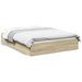Cadru de pat cu sertare stejar sonoma 120x190 cm lemn prelucrat - WALTI WALTI