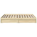 Cadru de pat cu sertare stejar sonoma 120x190 cm lemn prelucrat - WALTI WALTI
