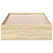 Cadru de pat cu sertare stejar sonoma 90x190 cm lemn prelucrat - WALTI WALTI
