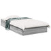 Cadru de pat cu sertare gri sonoma 90x190 cm lemn prelucrat - WALTI WALTI