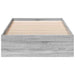 Cadru de pat cu sertare gri sonoma 90x190 cm lemn prelucrat - WALTI WALTI