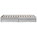 Cadru de pat cu sertare gri sonoma 90x190 cm lemn prelucrat - WALTI WALTI