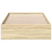 Cadru de pat cu sertare stejar sonoma 75x190 cm lemn prelucrat - WALTI WALTI