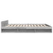 Cadru de pat cu sertare gri sonoma 180x200 cm lemn prelucrat - WALTI WALTI