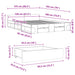 Cadru de pat cu sertare, gri beton, 120x190 cm, lemn prelucrat - WALTI WALTI
