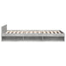 Cadru de pat cu sertar, gri beton, 90x200 cm, lemn prelucrat - WALTI WALTI