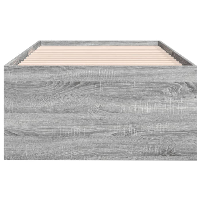 Pat de zi cu sertare fără saltea, gri sonoma, 100x200 cm - WALTI WALTI