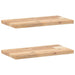 Rafturi plutitoare 2 buc. 40x20x2 cm lemn masiv acacia netratat - WALTI WALTI