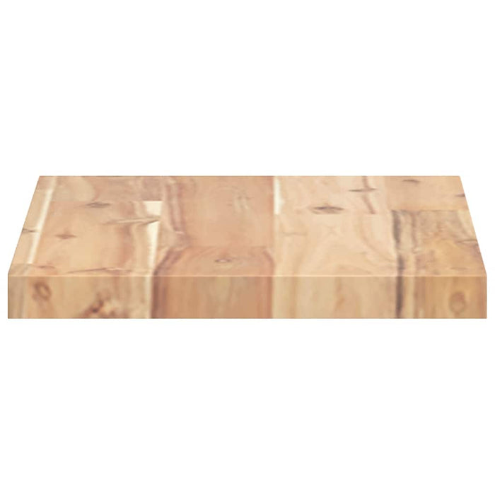 Rafturi suspendate 3 buc. 40x20x2 cm lemn masiv acacia netratat - WALTI WALTI
