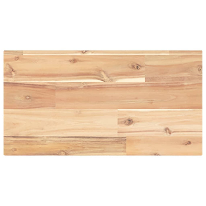 Raft suspendat, 60x20x2 cm, lemn masiv de acacia netratat - WALTI WALTI