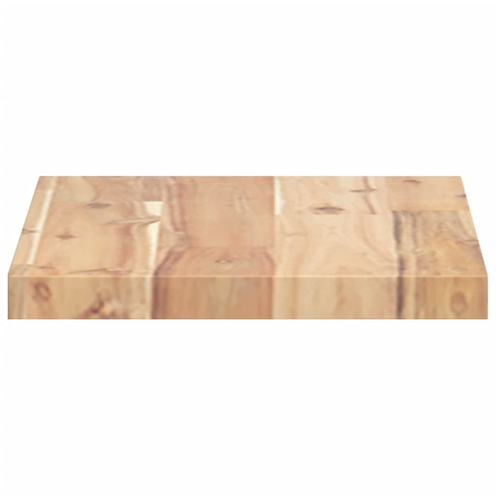 Rafturi suspendate 3 buc. 60x20x2 cm lemn masiv acacia netratat WALTI
