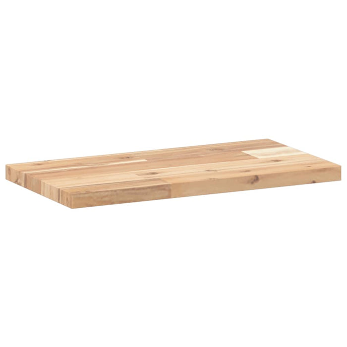 Rafturi suspendate 4 buc. 60x20x2 cm lemn masiv acacia netratat WALTI