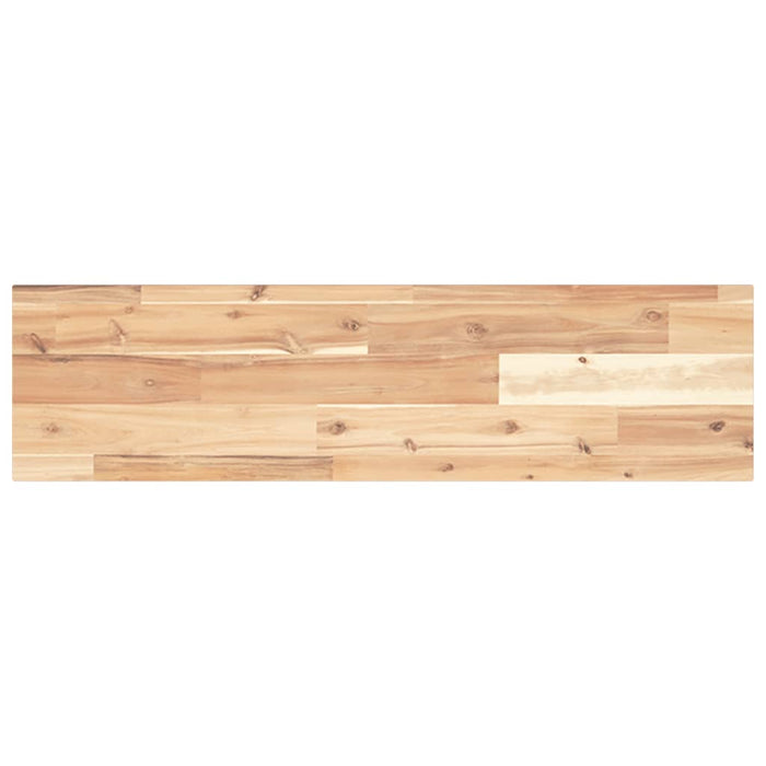 Raft suspendat, 80x20x2 cm, lemn masiv de acacia netratat - WALTI WALTI