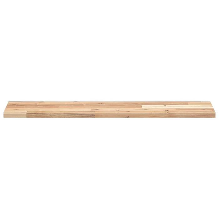 Rafturi suspendate 2 buc. 80x20x2 cm lemn masiv acacia netratat - WALTI WALTI