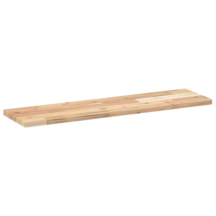 Rafturi suspendate 3 buc. 80x20x2 cm lemn masiv acacia netratat - WALTI WALTI