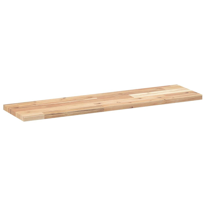 Rafturi suspendate 3 buc. 80x20x2 cm lemn masiv acacia netratat - WALTI WALTI